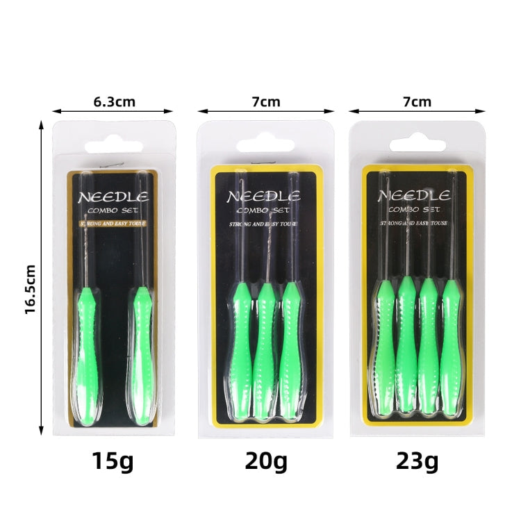 3 PCS / Set Carp Fishing Hook Needle Fishing Bead Bait Hook Needle