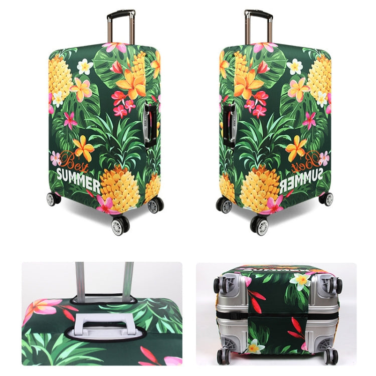 Thickened Wear-resistant Stretch Elastic Luggage Dust Cover, Size: M(Banana Leaf Yellow)
