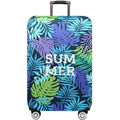 Thickened Wear-resistant Stretch Elastic Luggage Dust Cover, Size: M(Tropical Palm)