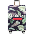 Thickened Wear-resistant Stretch Elastic Luggage Dust Cover, Size: M(Banana Leaf Purple)