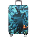 Thickened Wear-resistant Stretch Elastic Luggage Dust Cover, Size: L(Deep Rain Forest)