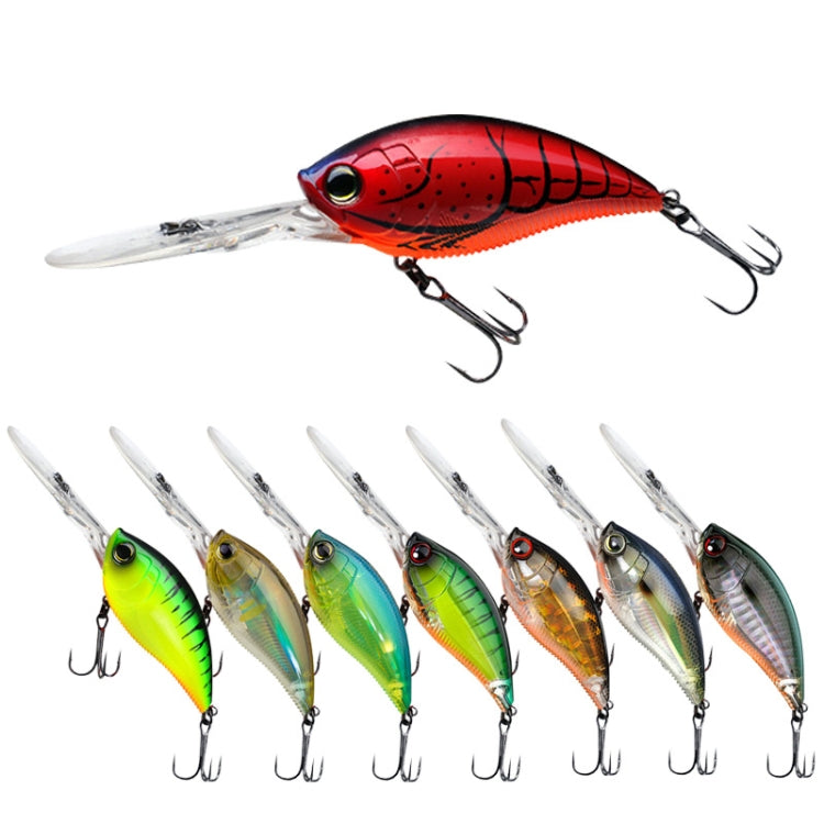 CB033/A 2pcs Inner Laser Deep Dive Sea Fishing Rock Fat Fake Bait Plastic Stiff Bait