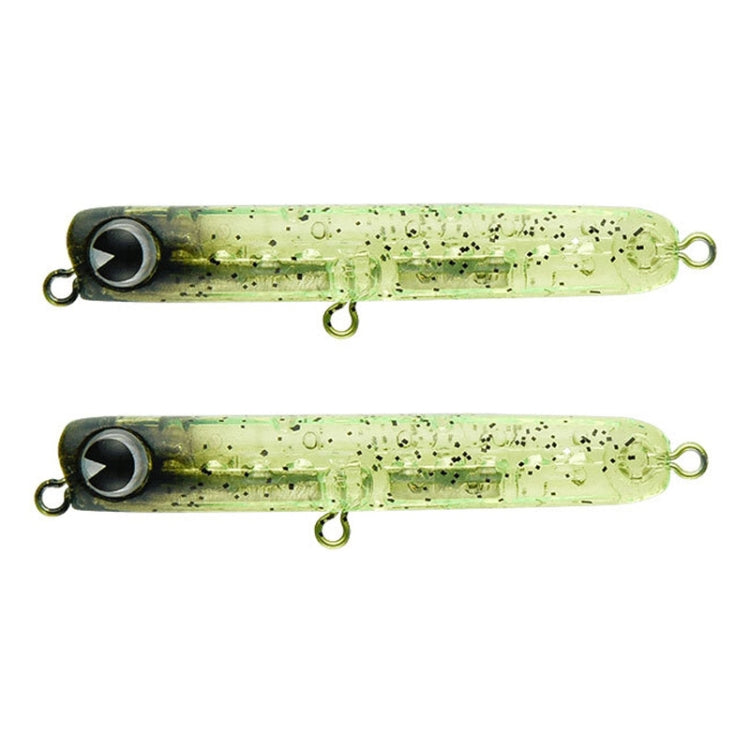 2pcs 4.8g 60mm Microbacter Pencil Top Horse Mouth Lure Bait Bionic Bait(C)