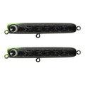 2pcs 4.8g 60mm Microbacter Pencil Top Horse Mouth Lure Bait Bionic Bait(F)