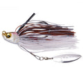 Lures Fake Bait Hubs Rotating Composite Sequins Noise Freshwater Sea Fishing Warped  Mouth Catfish Bait(B)