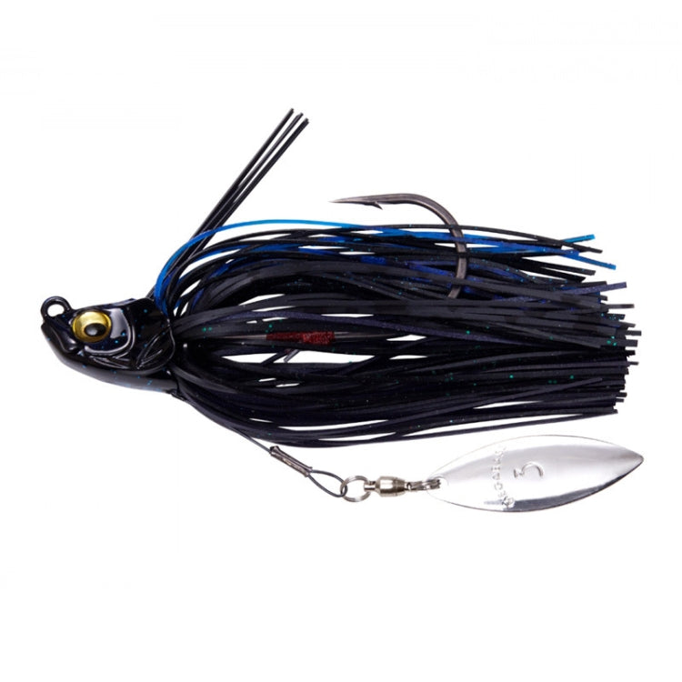 Lures Fake Bait Hubs Rotating Composite Sequins Noise Freshwater Sea Fishing Warped  Mouth Catfish Bait(G)