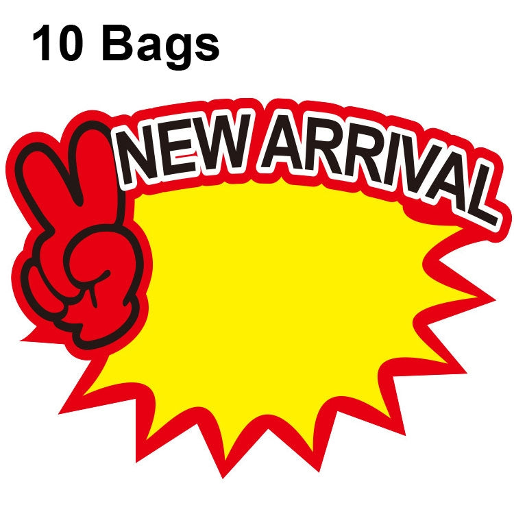 WM-008 10bags 25x19cm Explosion Sticker Product Price Tag Supermarket Price Label