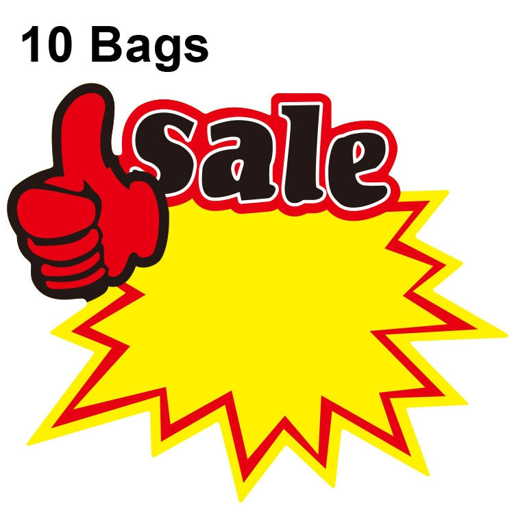 WM201 10bags 21x15cm Explosion Sticker Product Price Tag Supermarket Price Label