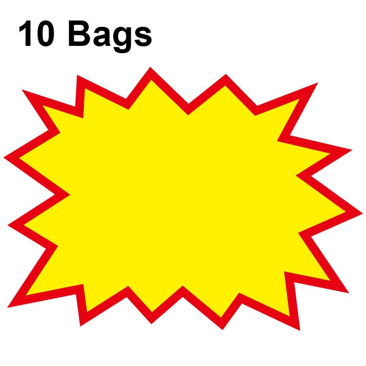 XD-009 10bags 18x14cm Explosion Sticker Product Price Tag Supermarket Price Label