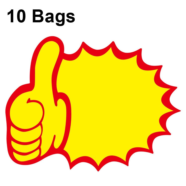 XD-069 10bags 18x14cm Explosion Sticker Product Price Tag Supermarket Price Label