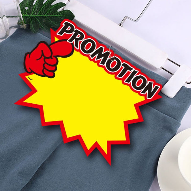 WM-302 10bags 9x7cm Explosion Sticker Product Price Tag Supermarket Price Label