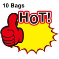 WM-306 10bags 9x7cm Explosion Sticker Product Price Tag Supermarket Price Label