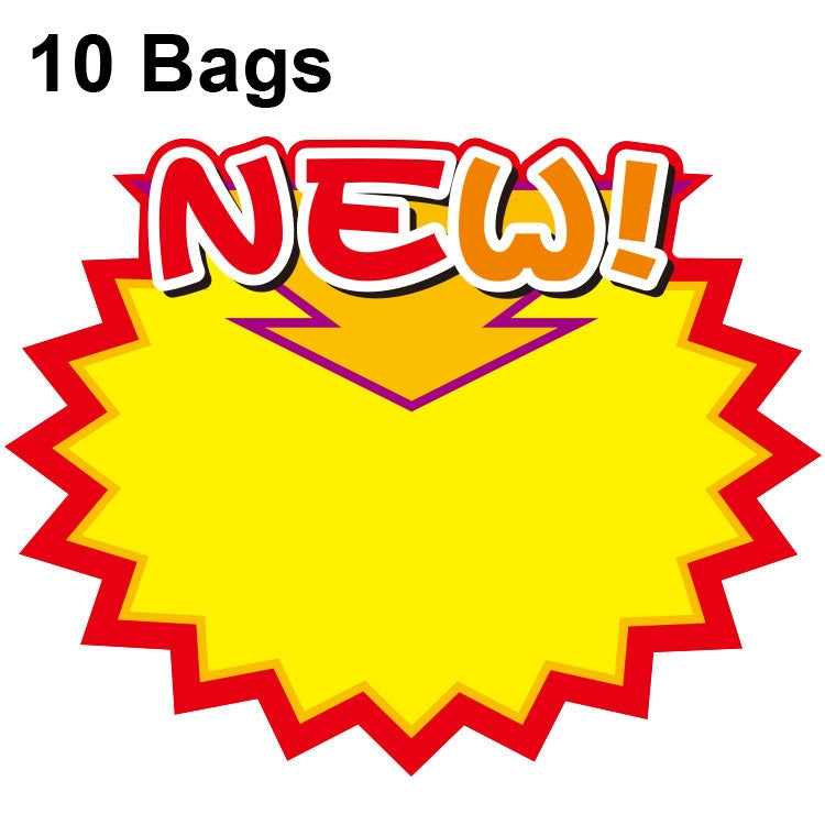 WM-312 10bags 9x7cm Explosion Sticker Product Price Tag Supermarket Price Label