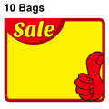 WM-313 10bags 9x7cm Explosion Sticker Product Price Tag Supermarket Price Label