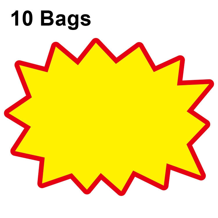 WM-314 10bags 9x7cm Explosion Sticker Product Price Tag Supermarket Price Label