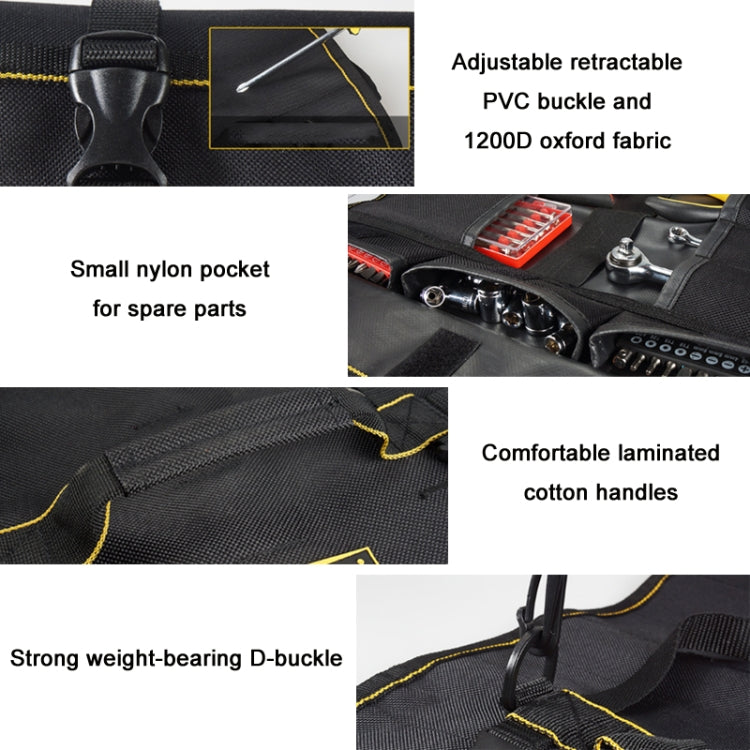 WINHUNT WH005 Rolling Multifunctional Padded Canvas Storage Tool Kit(68.5x36cm)