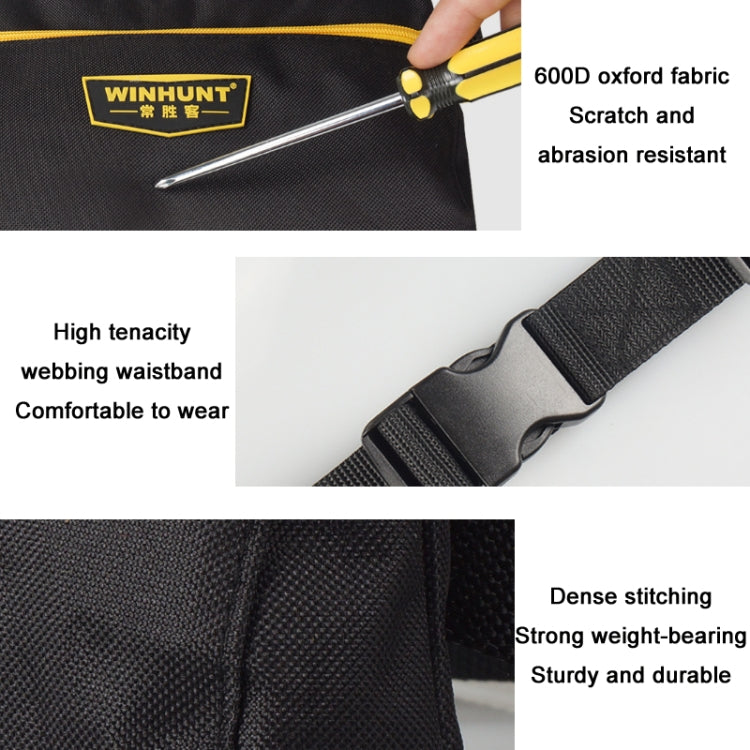 WINHUNT WH017 Multi-purpose Electrician Repair Tool Storage Belt Pouch(26.5x17.5cm)