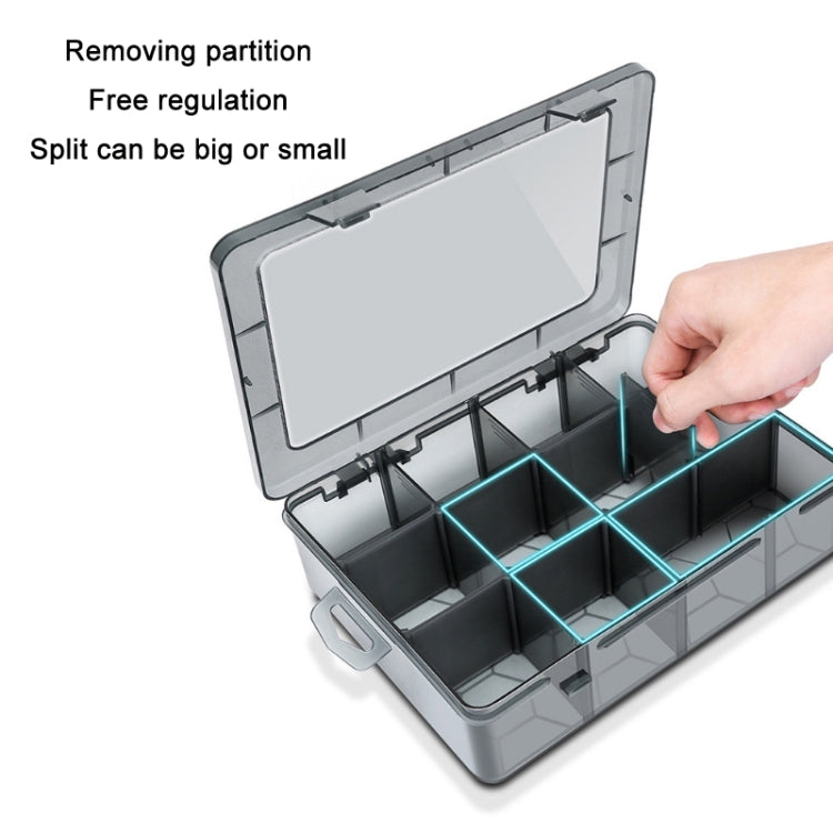 Multi-Compartment Sorted Electronic Parts Organiser, Specifications: 24 Grid