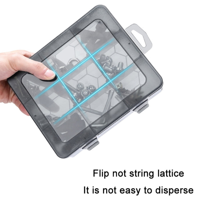 Multi-Compartment Sorted Electronic Parts Organiser, Specifications: 24 Grid