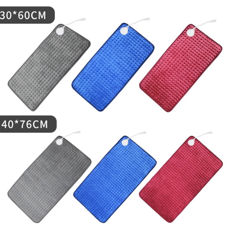 Small Heating Pad Therapy Office Low Voltage Heat Blanket, CN Plug, Size: 30x40cm(Blue)