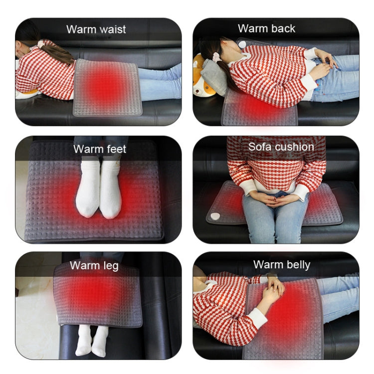 Small Heating Pad Therapy Office Low Voltage Heat Blanket, CN Plug, Size: 30x60cm(Blue)
