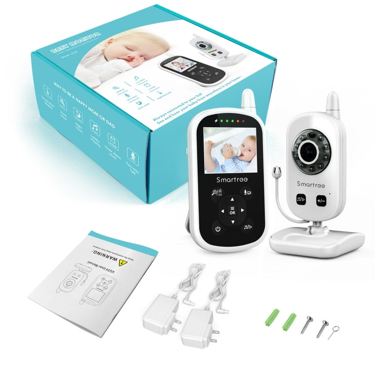 UU24 2.4 Inch Wireless Baby Monitor Camera Temperature Monitor 2 Way Audio VOX Lullaby UK Plug