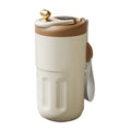 Relea JV012237 Portable Stainless Steel Coffee Insulation Cup, Style: Digital Model (White)