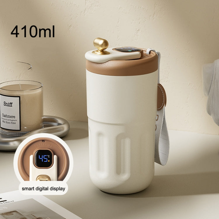 Relea JV012237 Portable Stainless Steel Coffee Insulation Cup, Style: Digital Model (White)