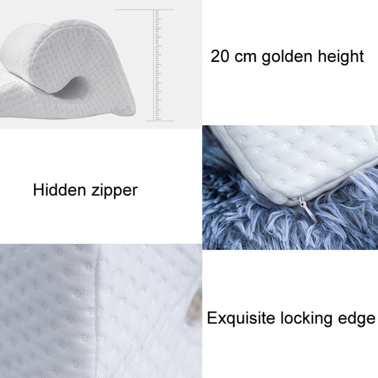 Multifunctional Neck and Lumbar Pillow Cell Phone Tablet Pillow Bracket(White)