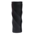 Stainless Steel Thread Insulation Cup Creative Alien Rotation Cup(Black)