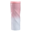 Stainless Steel Thread Insulation Cup Creative Alien Rotation Cup(Pink Gradation)