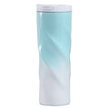 Stainless Steel Thread Insulation Cup Creative Alien Rotation Cup(Blue And White Gradient)