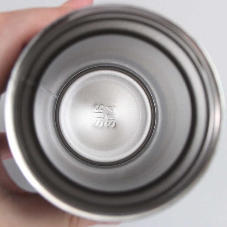 Stainless Steel Thread Insulation Cup Creative Alien Rotation Cup(Pink Gradation)