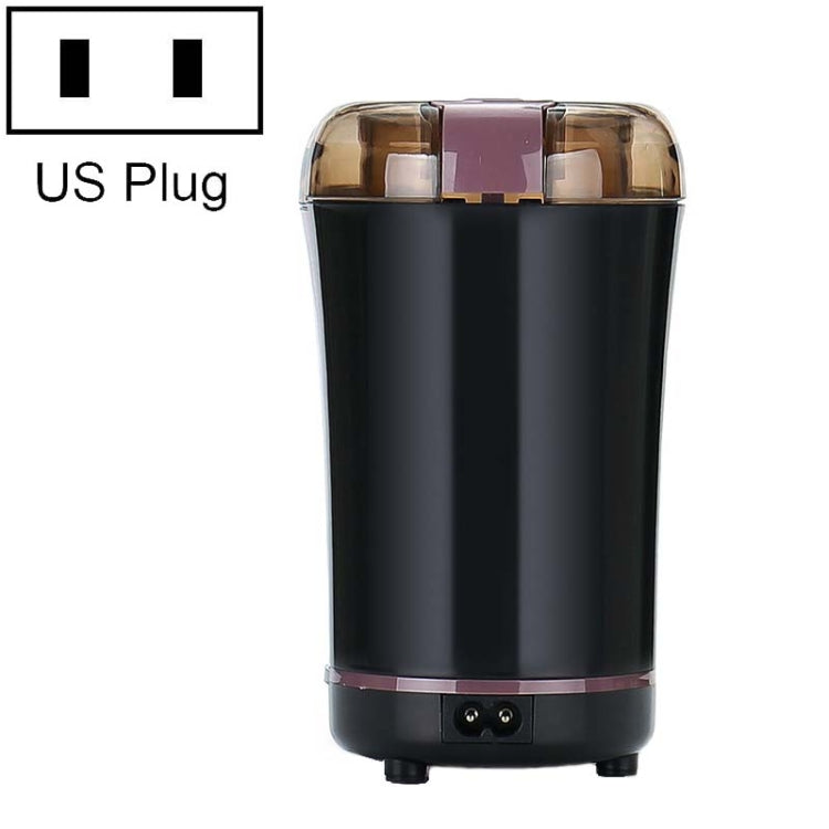 M150A Stainless Steel Electric Coffee Grinder Grain Bean Grinding Machine, Spec: US Plug (Black)
