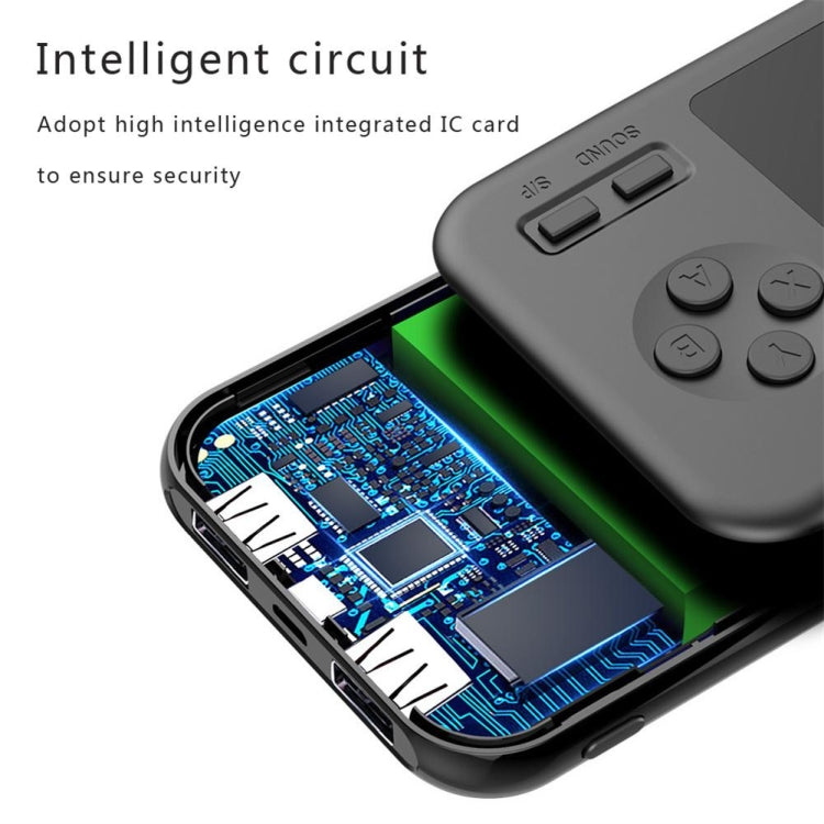416 Pocket Console Portable Color Screen 8000mAh Rechargeable Game Machine(White Blue)