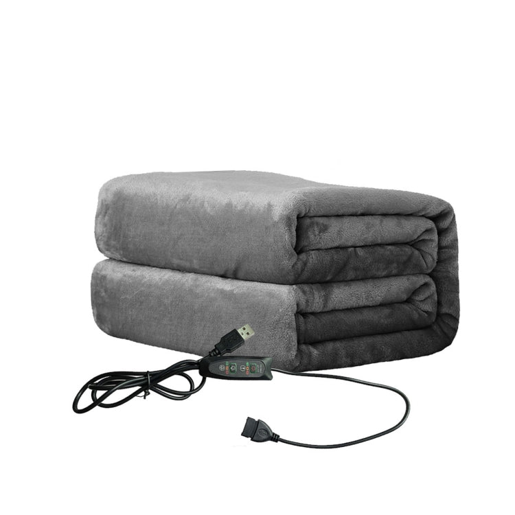 Controller Version Adjustable Temperature Timing USB Electric Heating Shawl Blanket Heating Pad 76x150cm