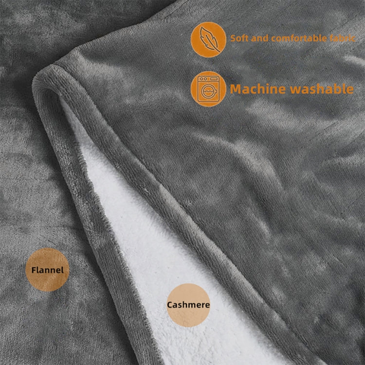 Controller Version Adjustable Temperature Timing USB Electric Heating Shawl Blanket Heating Pad 76x150cm