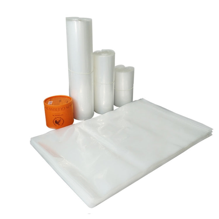 100 PCS / Set PE Clothing Packaging Bag Transparent Self-Stick Bag Jewelry Plastic Sealed Bag, Size:, Specification: 28x36cm