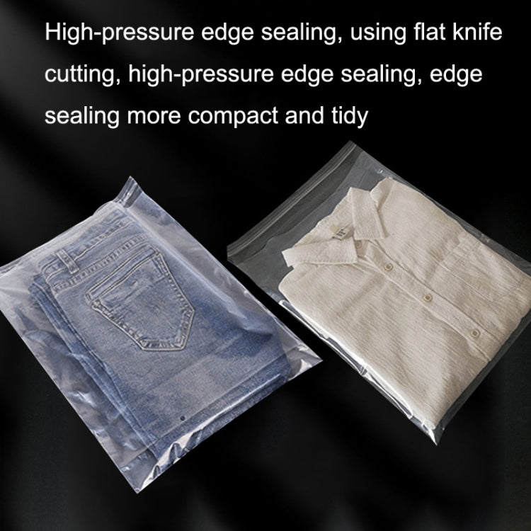 100 PCS / Set PE Clothing Packaging Bag Transparent Self-Stick Bag Jewelry Plastic Sealed Bag, Size:, Specification: 38x52cm