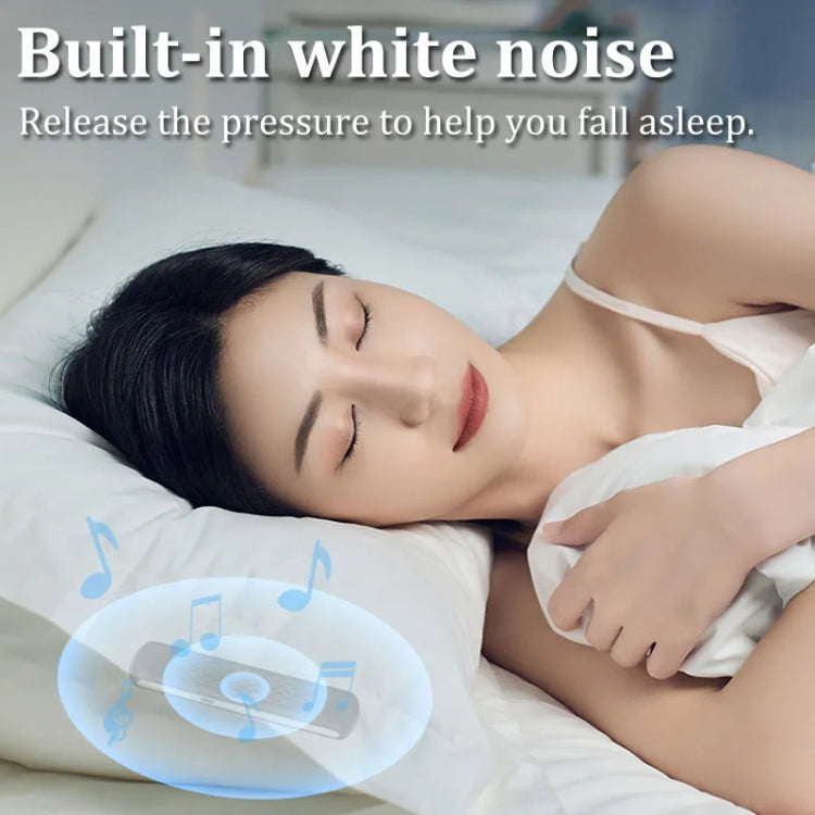 Soundproof Painless Bone Conduction Sleep Speaker Portable White Noise Sleeping Aid(Black)