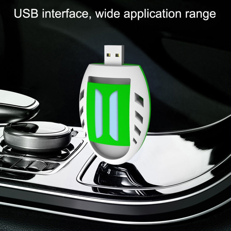 Y321 Home Office Portable USB Car Mosquito Repellent Mosquito Killers(Yellow + Green)