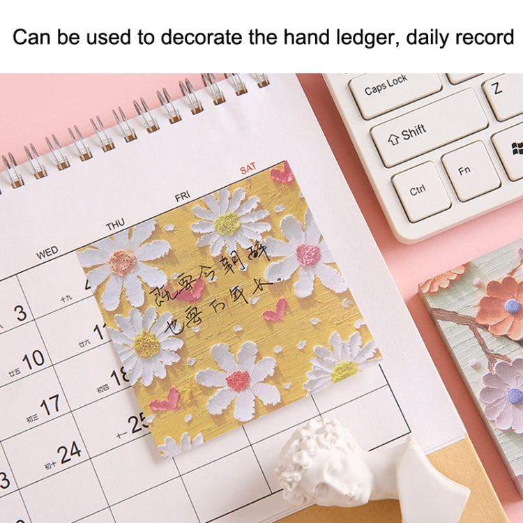 H034 10sets Tear-off Memo Pad Message Memo Handbook Decorative Stickers(Peaks And Mountains Series Random)