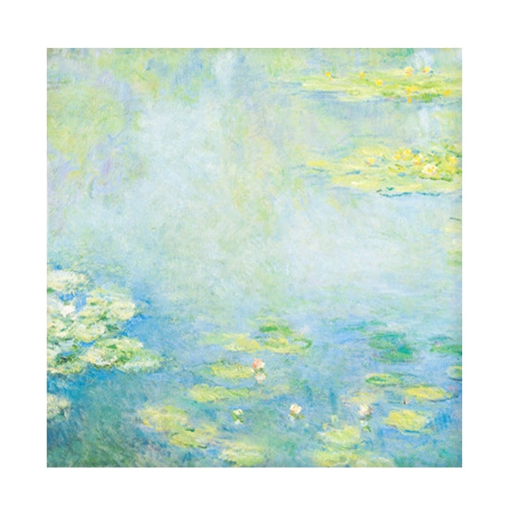 Vintage Painting Series Non-sticky Note Book Handbook Material Paper(Water Lily)