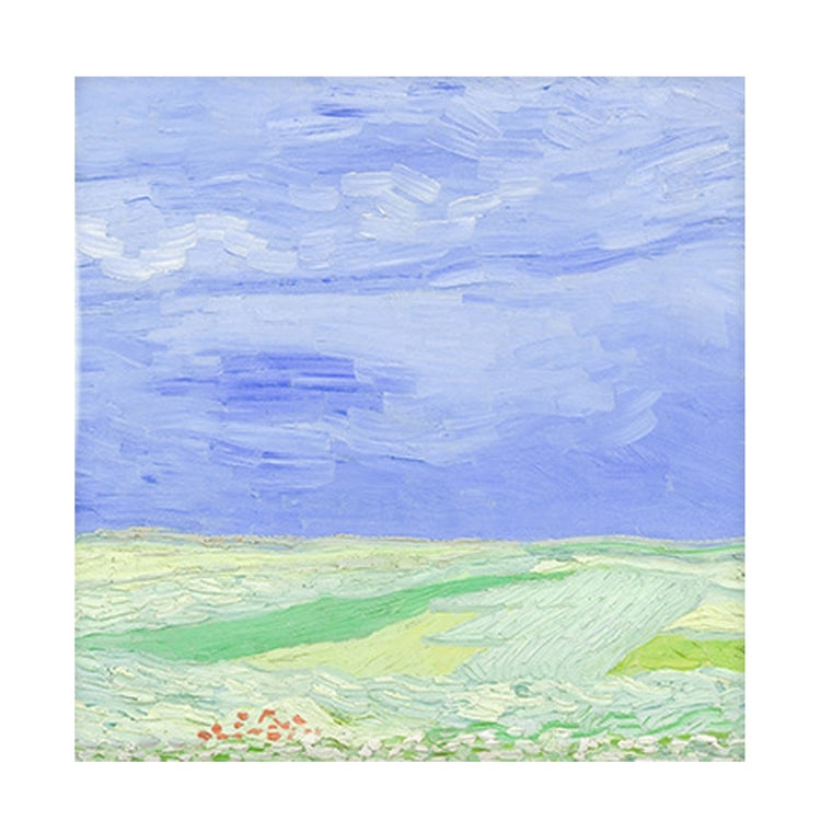 Vintage Painting Series Non-sticky Note Book Handbook Material Paper(Wheat Fields Under Thunderstorm)