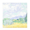 Vintage Painting Series Non-sticky Note Book Handbook Material Paper(Green Wheatfield)