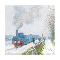 Vintage Painting Series Non-sticky Note Book Handbook Material Paper(Train Snow)