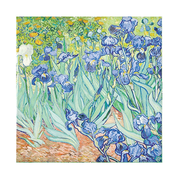Vintage Painting Series Non-sticky Note Book Handbook Material Paper(Iris)