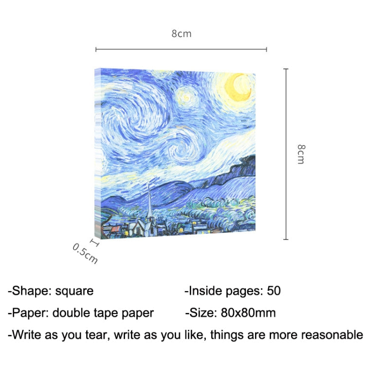 Vintage Painting Series Non-sticky Note Book Handbook Material Paper(Monet San Lazar Railway Station)