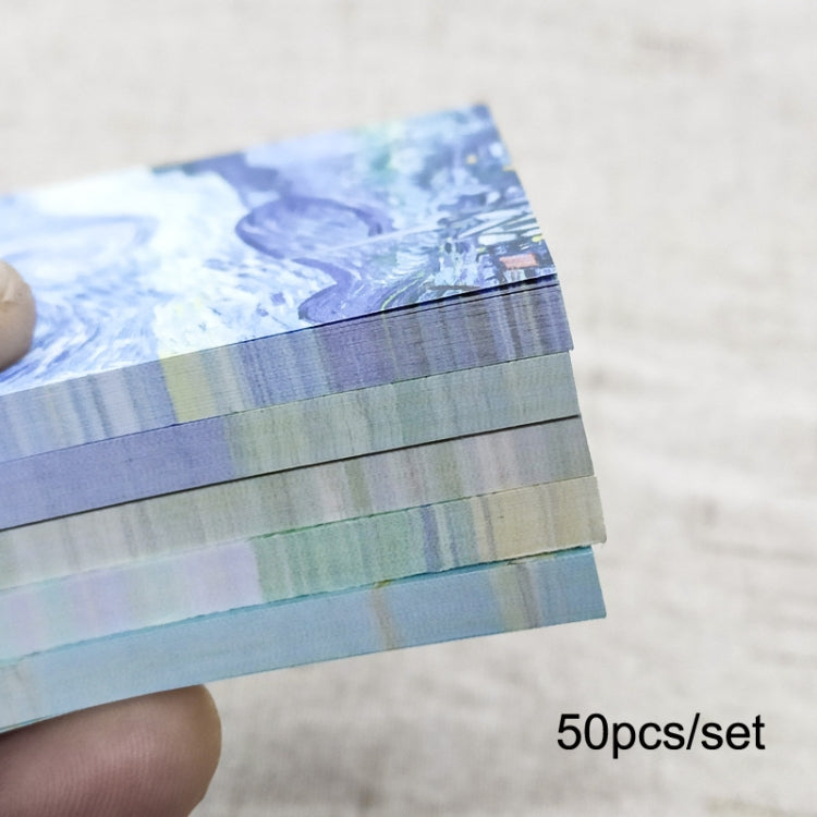 Vintage Painting Series Non-sticky Note Book Handbook Material Paper(Van Gogh-Lihua)