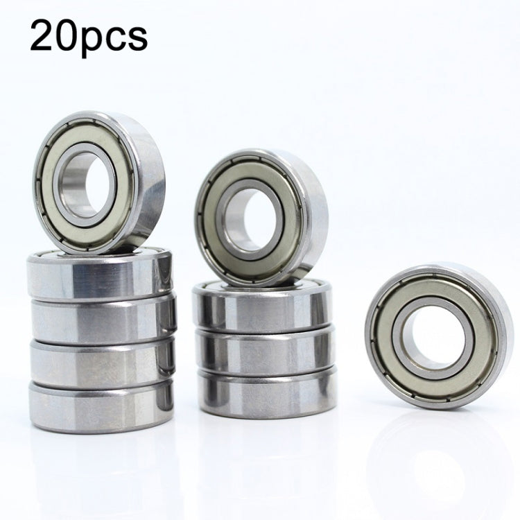 6001zz 20pcs Miniature Bearings Silent Deep Groove Ball Bearings